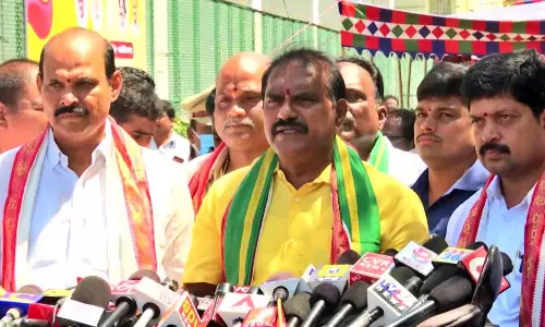 Minister Nimmala Released Water From Prakasam Barrage To Canals Minister Nimmala Released Water From Prakasam Barrage To Canals