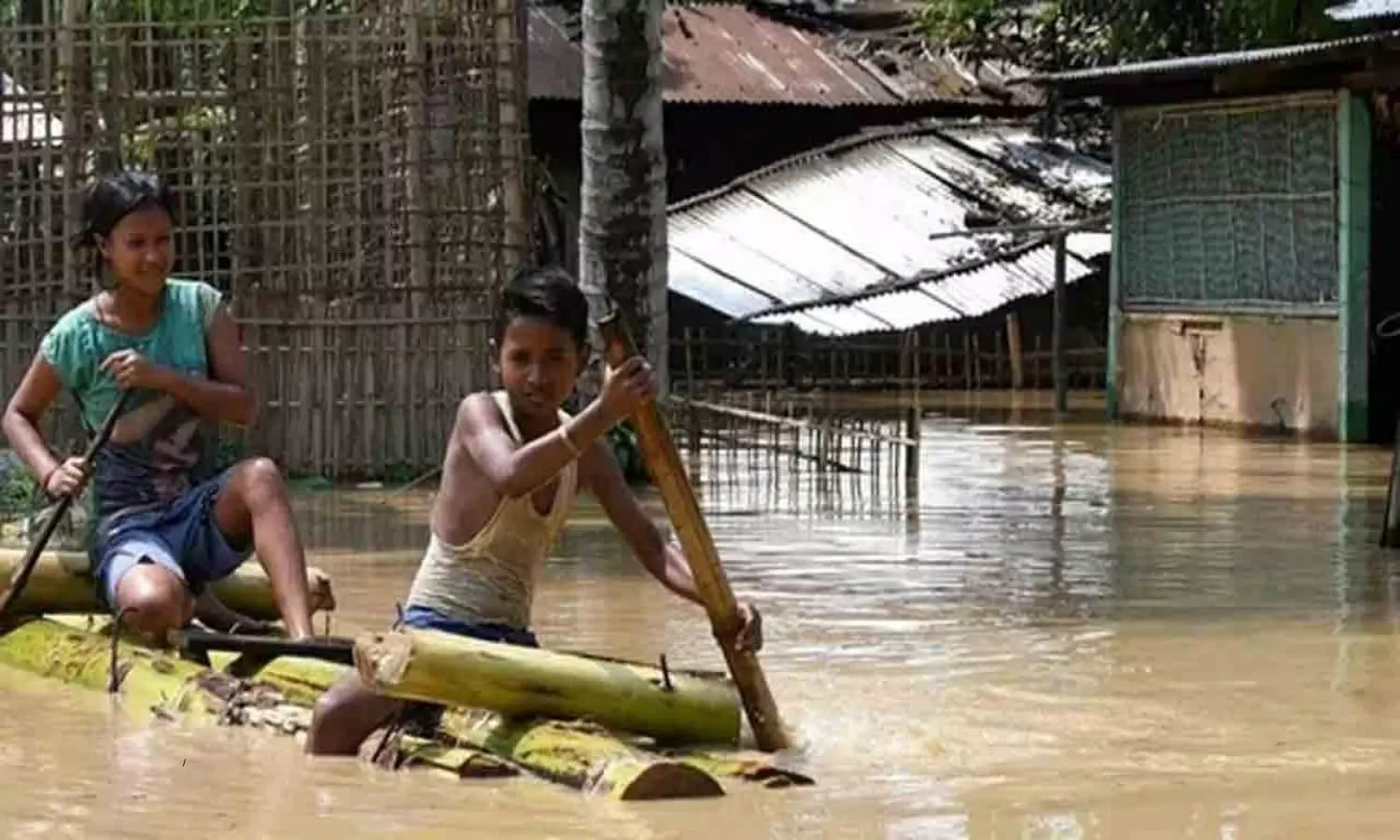 The ongoing flood crisis in Assam