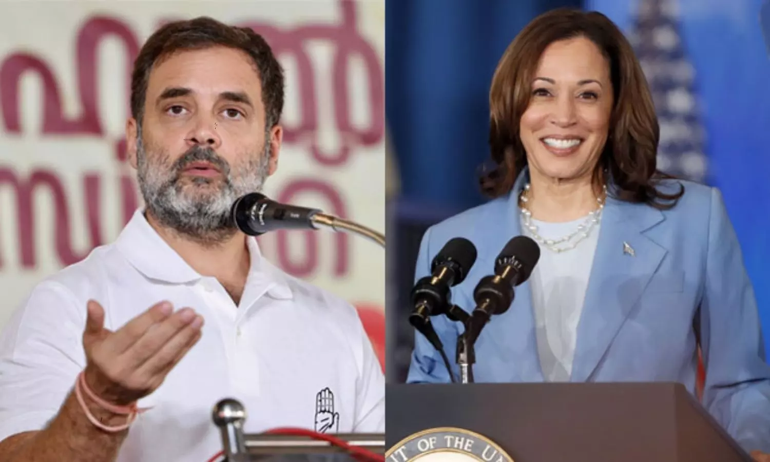 Kamala Harris has not spoken with rahul gandhi office of us vp confirmed