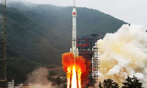 Space rocket launch failed..3 satellites destroyed Space rocket launch failed..3 satellites destroyed