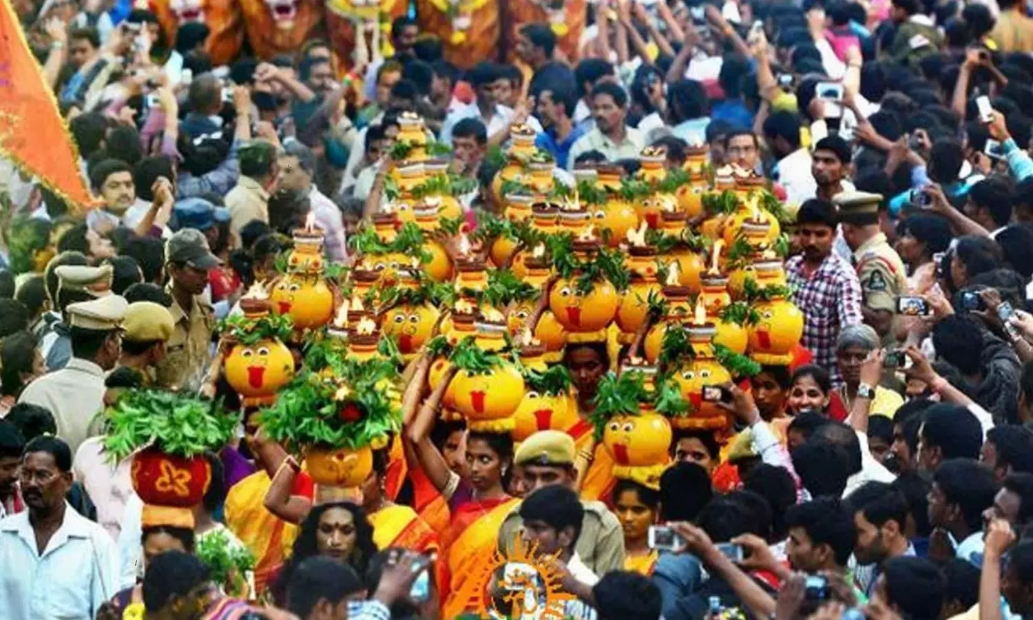 Bonalu celebrations in Bhagyanagaram