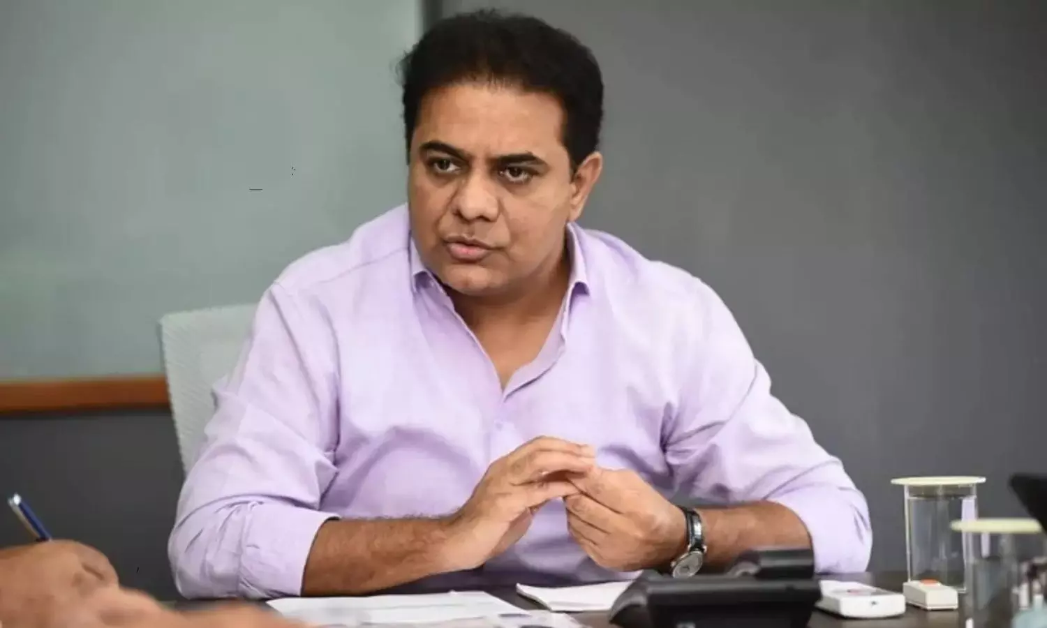 KTR letter to Gaddam Prasad on protocol violation speakers