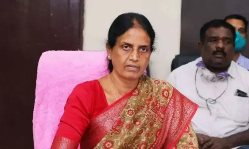 Former minister Sabitha is angry with the ruling party Former minister Sabitha is angry with the ruling party