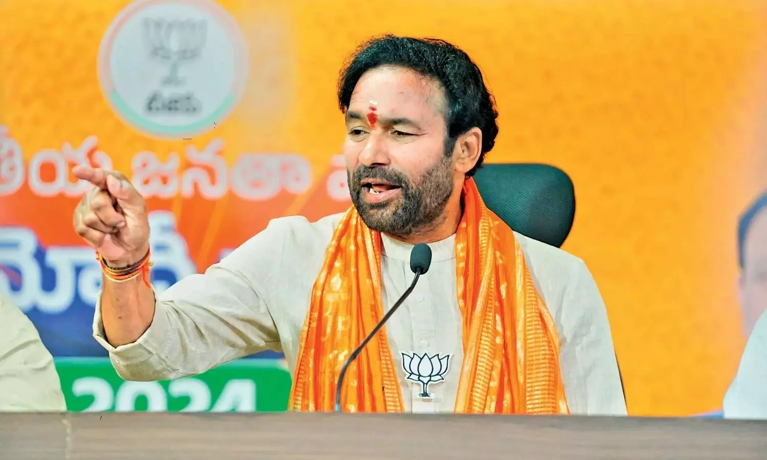 Some conspired against BJP in the last election Says Kishan Reddy