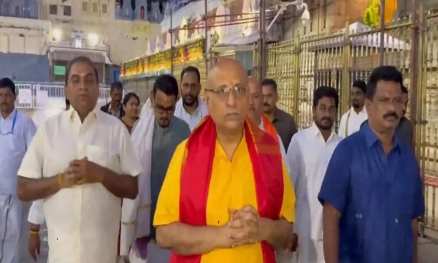 Telangana Governor Radhakrishnan Visits Tirumala Temple