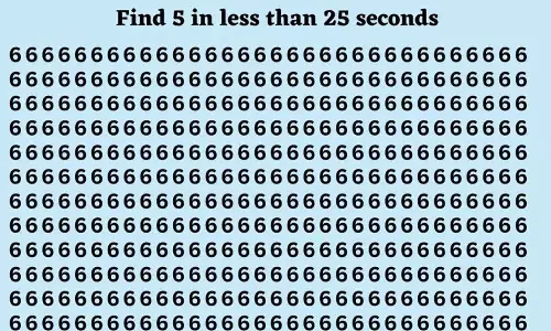 Optical illusion: ట్విస్ట్‌ తెలిస్తే థ్రిల్ అవ్వాల్సిందే.. ఇందులో 5 నెంబర్‌ని కనిపెట్టండి చూద్దాం.
