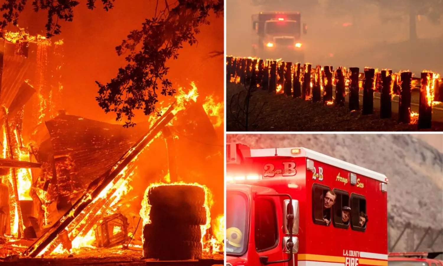 California Wildfire: Spreading fire in California..3.5 lakh acres are burning