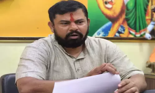 MLA Rajasingh Comments On GHMC Town Planning Officers Over Delhi Civils Coaching Centre Flooding MLA Rajasingh Comments On GHMC Town Planning Officers Over Delhi Civils Coaching Centre Flooding