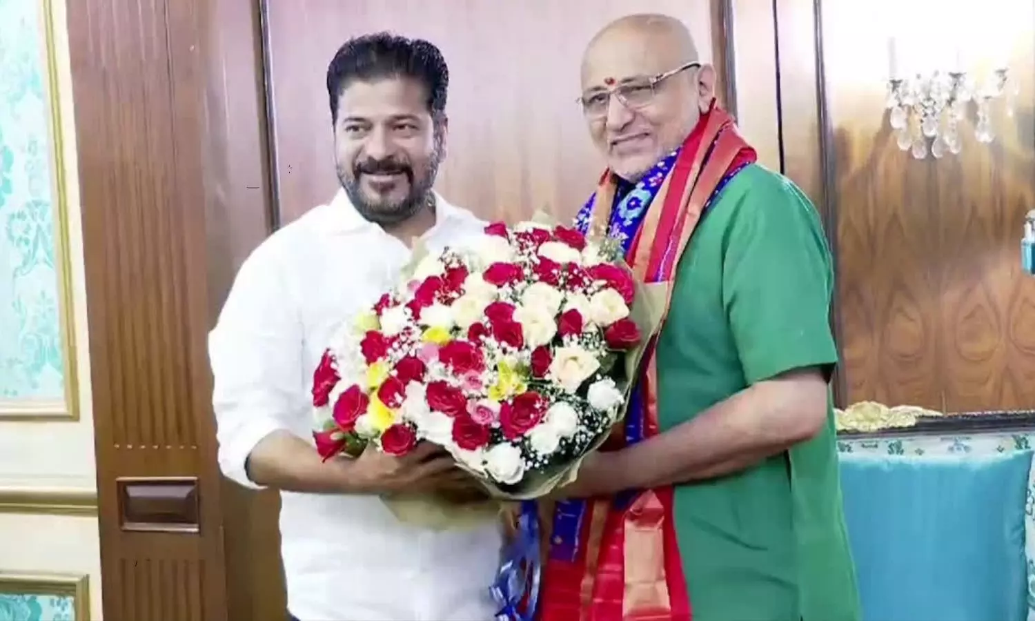 CM Revanth Reddy Met Governor CP Radhakrishnan Today