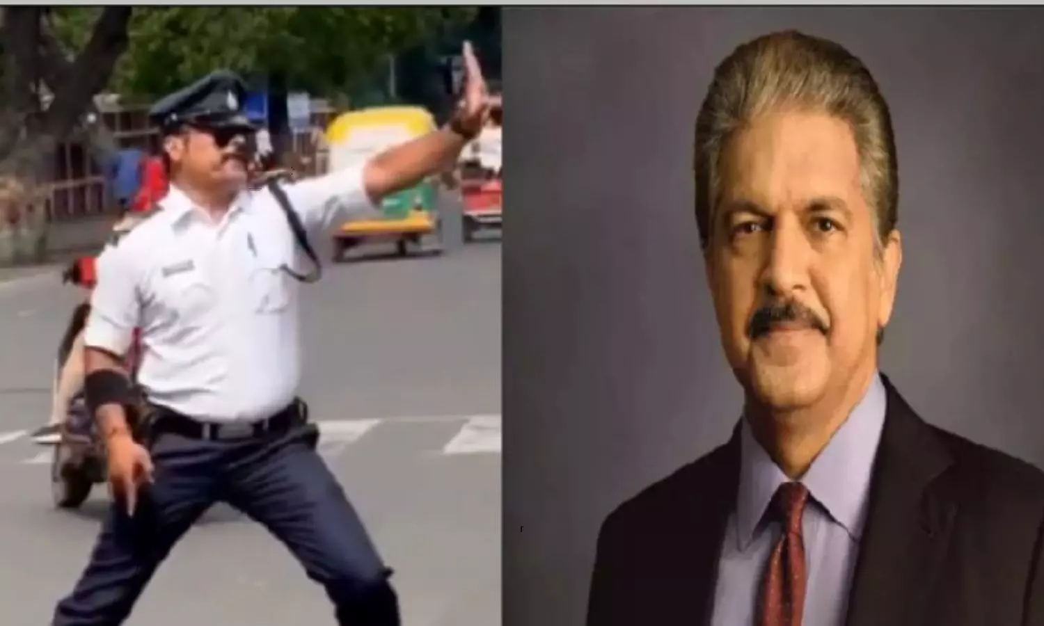 Anand mahindra shares viral video of a traffic police who dance on roads