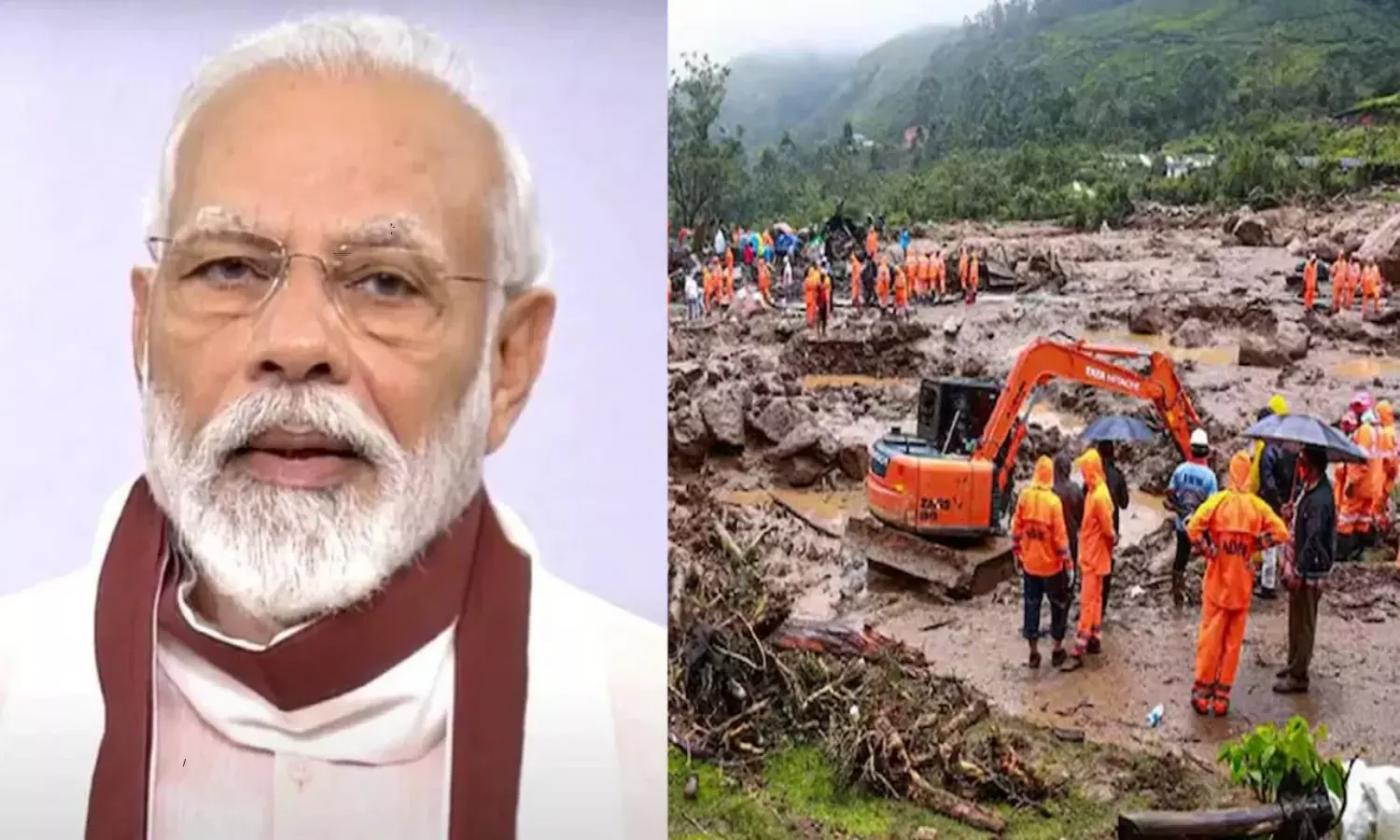 PM Modi Speaks To Kerala CM Over Wayanad Landslides