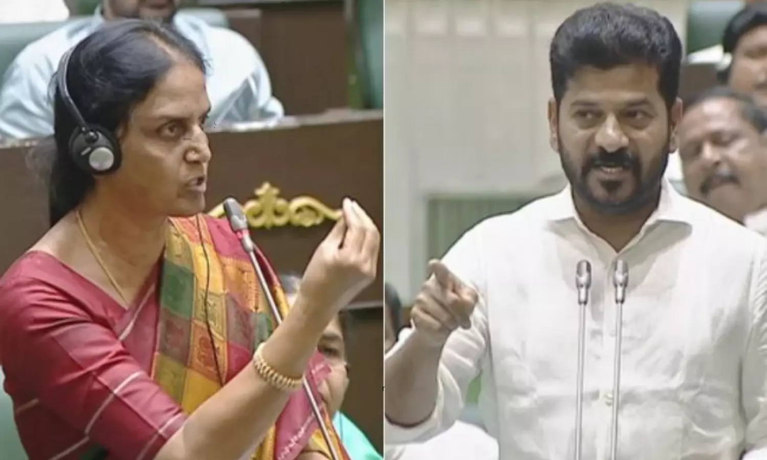 Sabitha Indra Reddy vs CM Revanth Reddy in Telangana Assembly