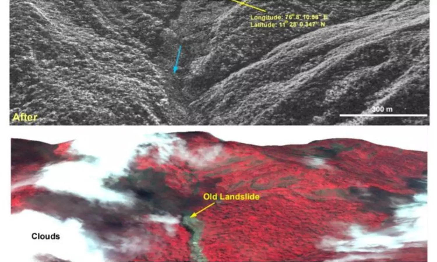 isro-nrsc-satellite-image-explains-the-origin-of-wayanad-landslide