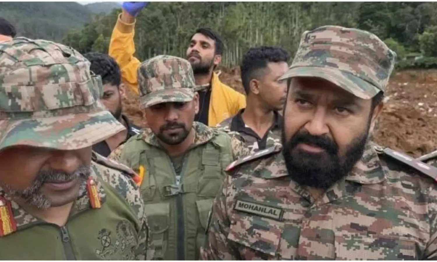 Film actor Mohanlal as Lt. Colonel