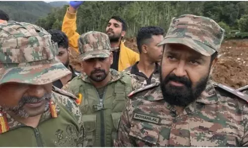 Film actor Mohanlal as Lt. Colonel Film actor Mohanlal as Lt. Colonel