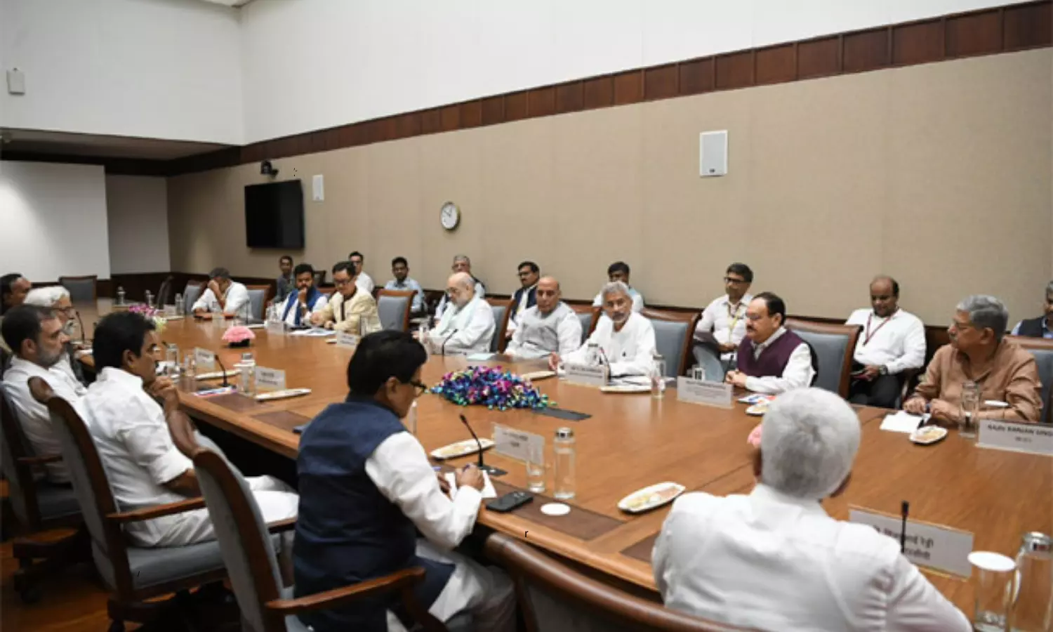 Centre Hold All Party Meeting on Bangladesh Situation