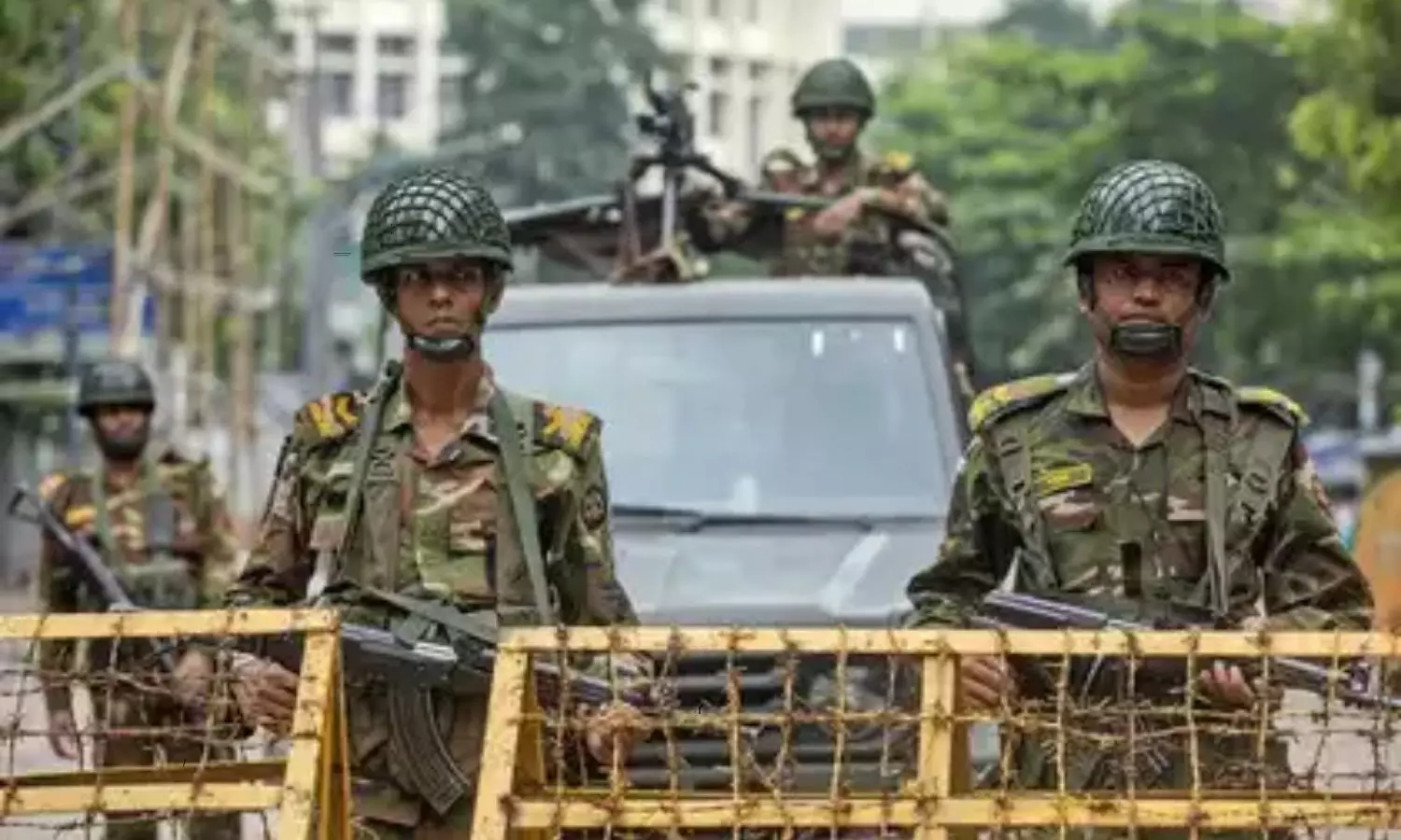 The army is working to establish a caretaker government in Bangladesh