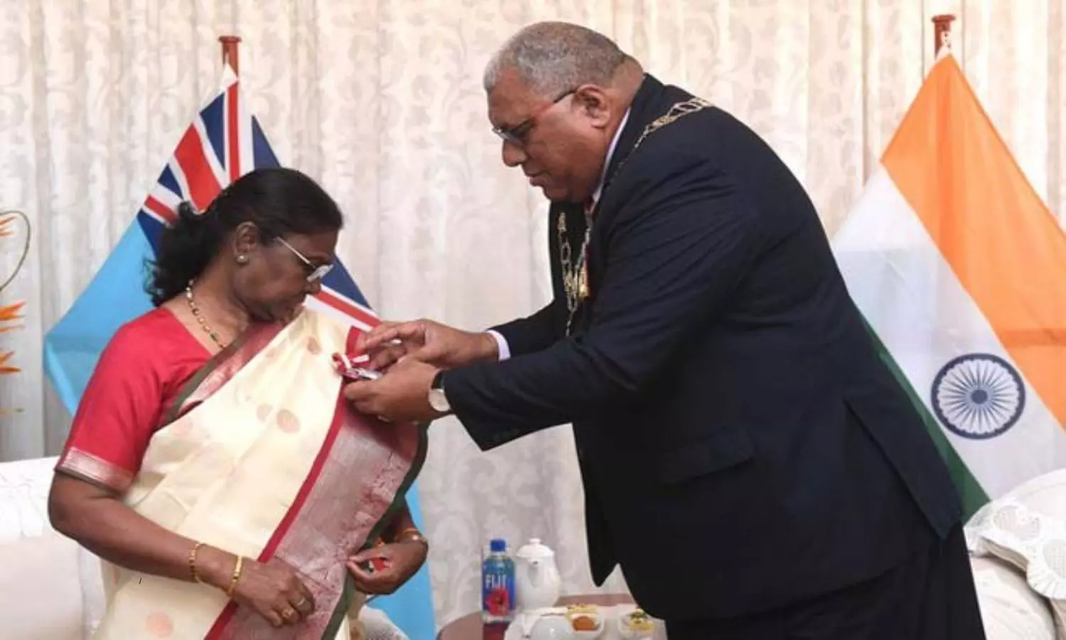 Fiji Confers Highest Civilian Award To President Droupadi Murmu