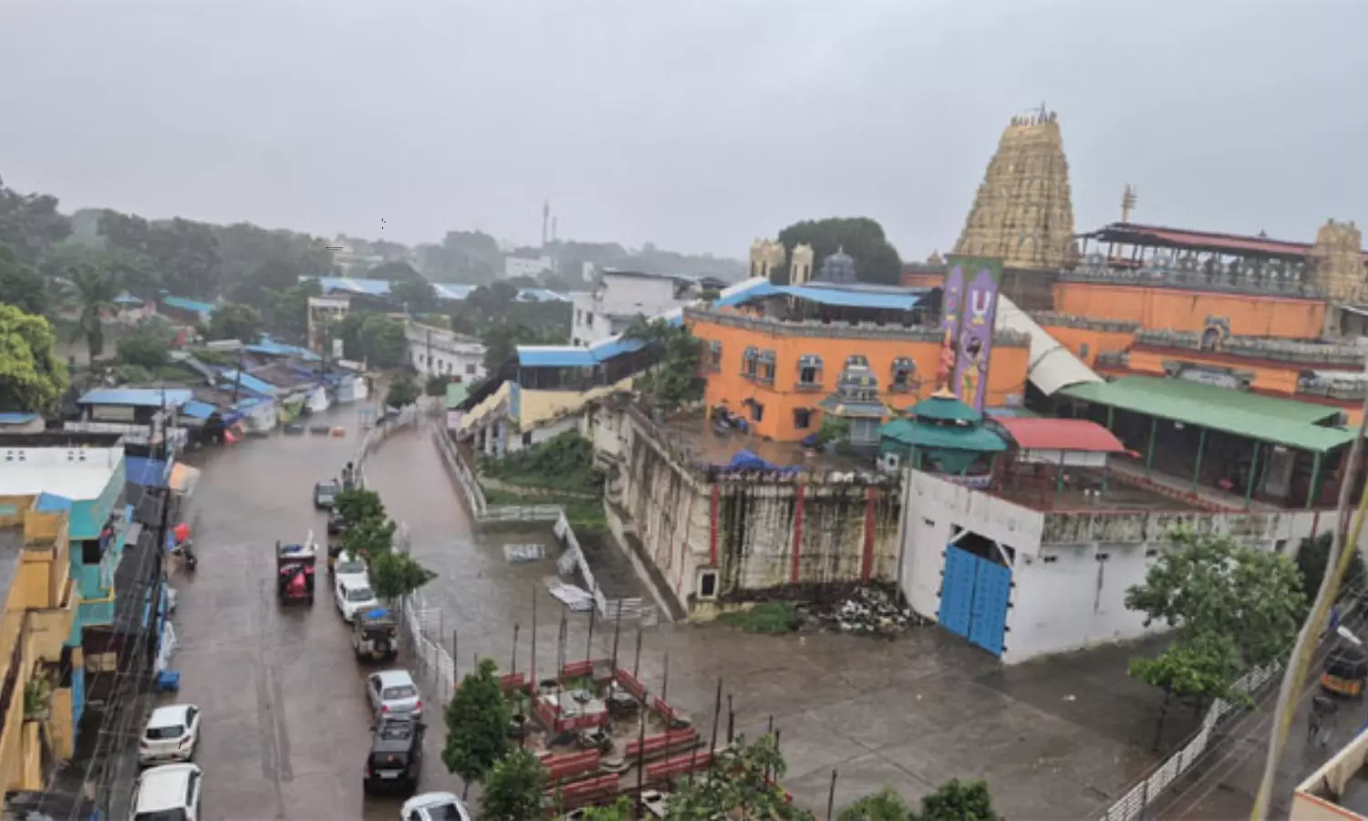 Bhadrachalam Temple Water floods