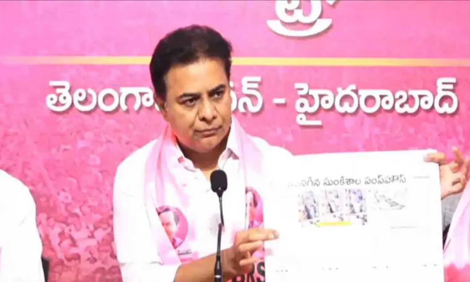 KTR Demands Judicial Inquiry On Sunkishala Project Wall Collapse