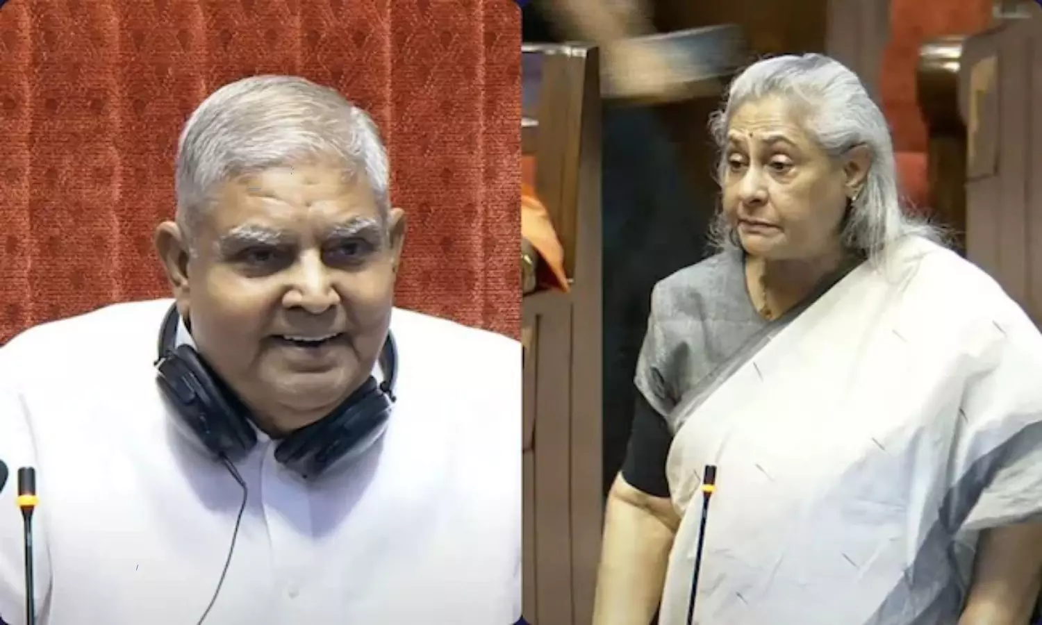 Chairman vs MP Jaya Bachchan in Rajya Sabha