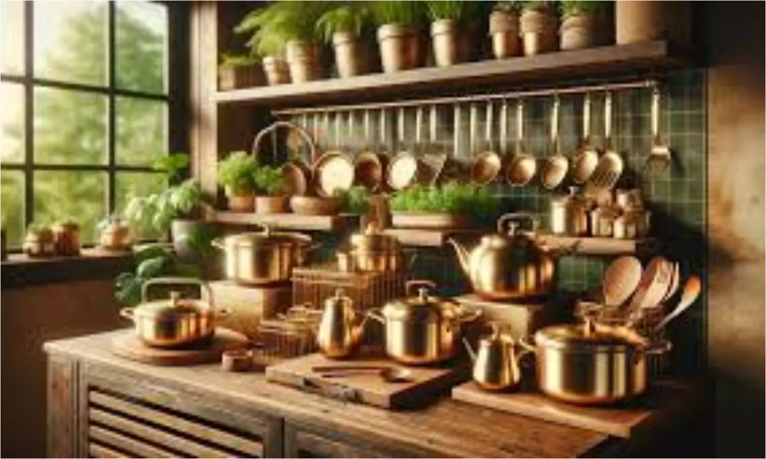 cooking food in brass utensils good for health