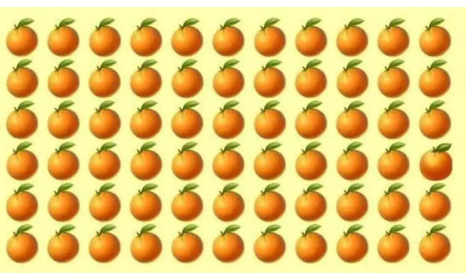 Optical Illusion can you Find There is a Different Fruit Among These Fruits