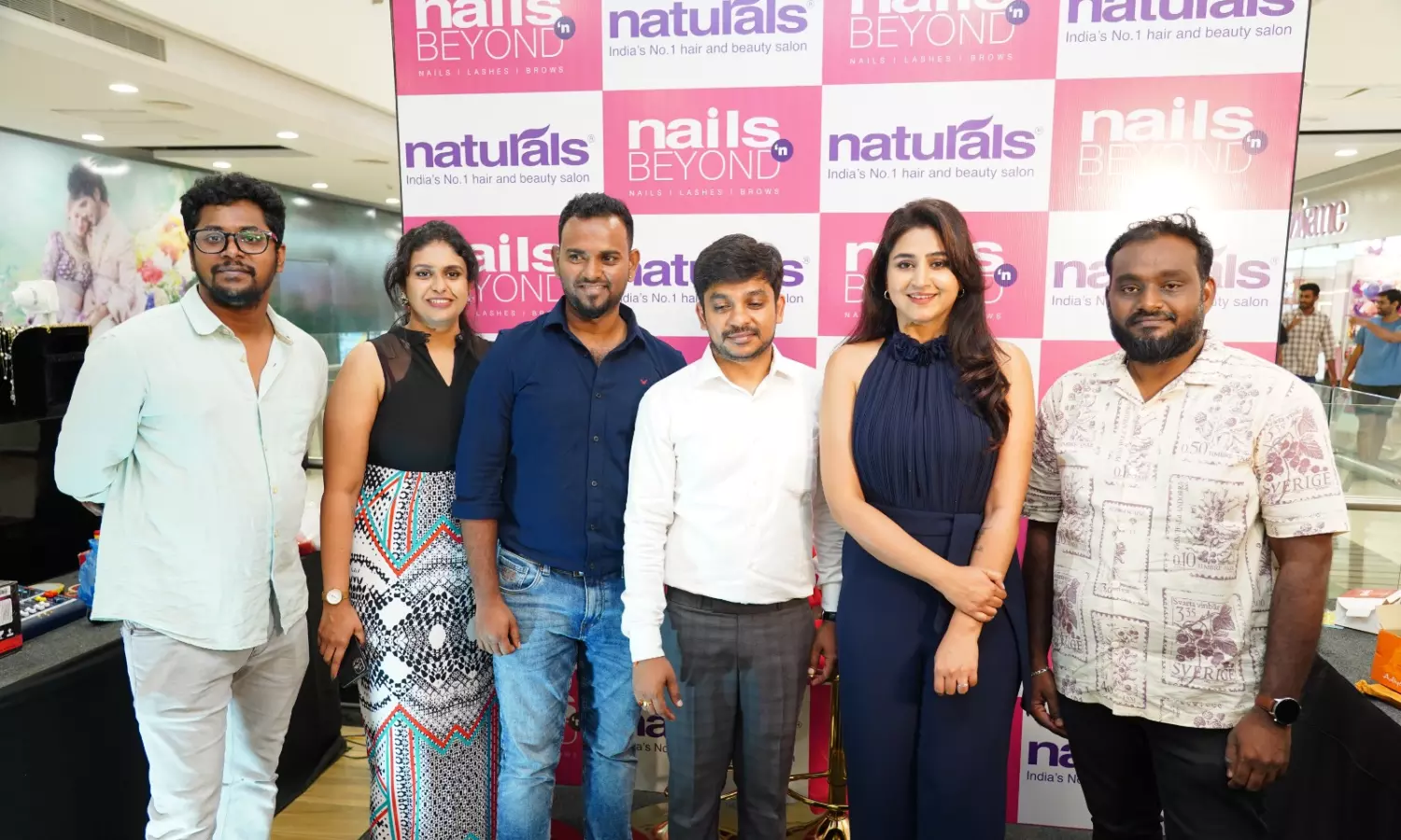 Anchor Varshini Sounderajan Grand Launched NAILS N BEYOND by Naturals at Nexus Mall