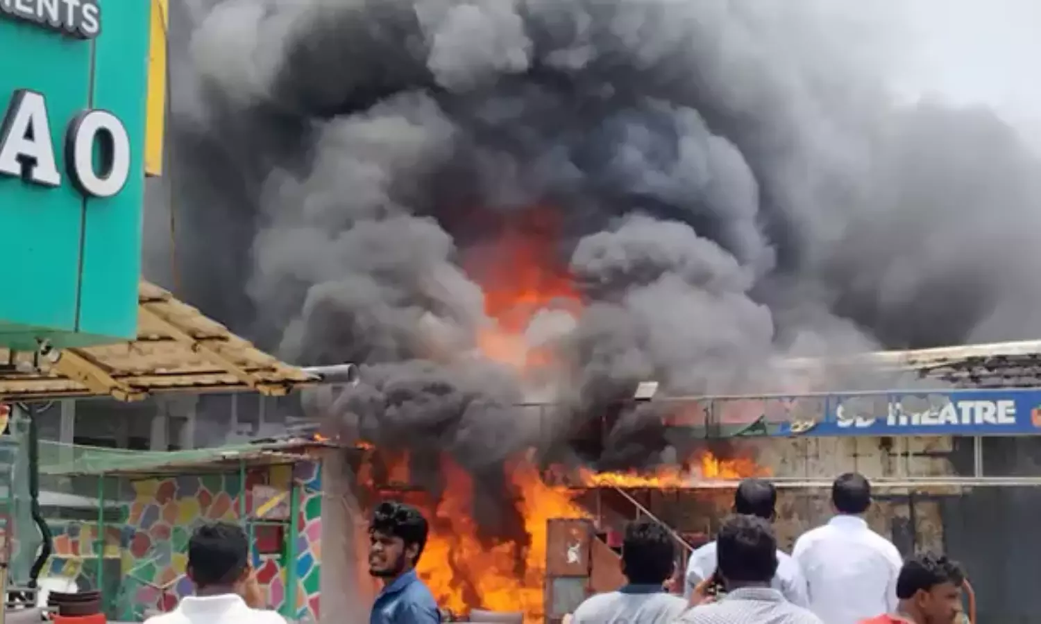 Fire Accident in RK Beach Hotel in Vizag