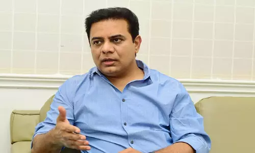 KTR Reacts On Merging Of BRS In To BJP KTR Reacts On Merging Of BRS In To BJP