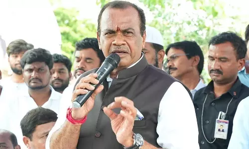 Rapid steps are being taken towards the construction of Regional Ring Road Says Komatireddy Rapid steps are being taken towards the construction of Regional Ring Road Says Komatireddy