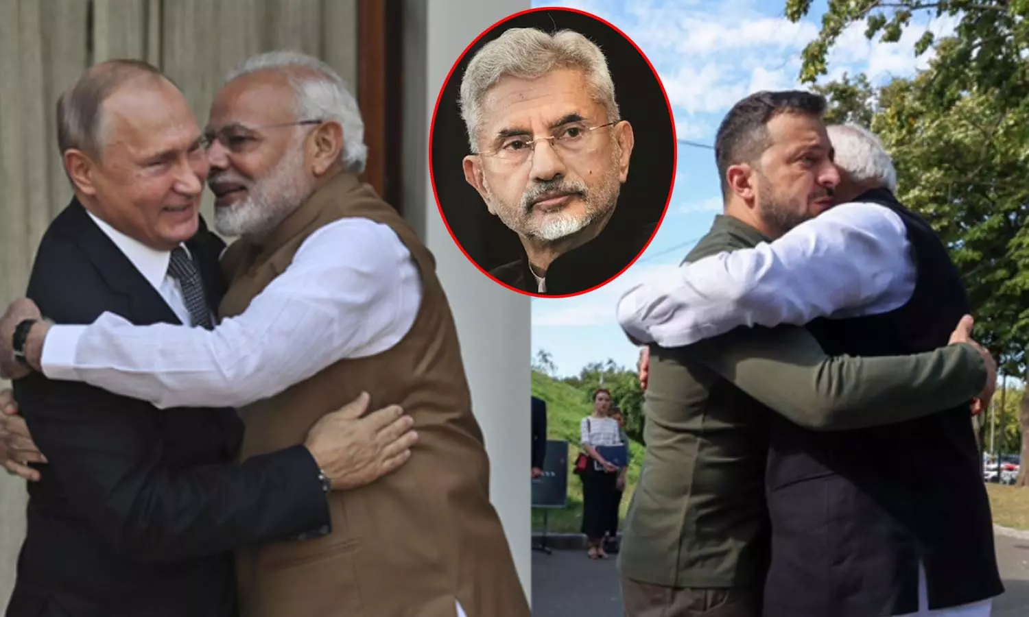 Modi Putin Hug