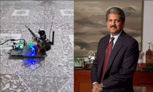 Anand mahindra shares video of iron dome which destroy mosquitos