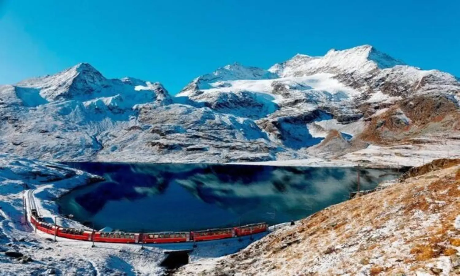 glacier express called worlds most scenic train journey siberian railway tranzalpine