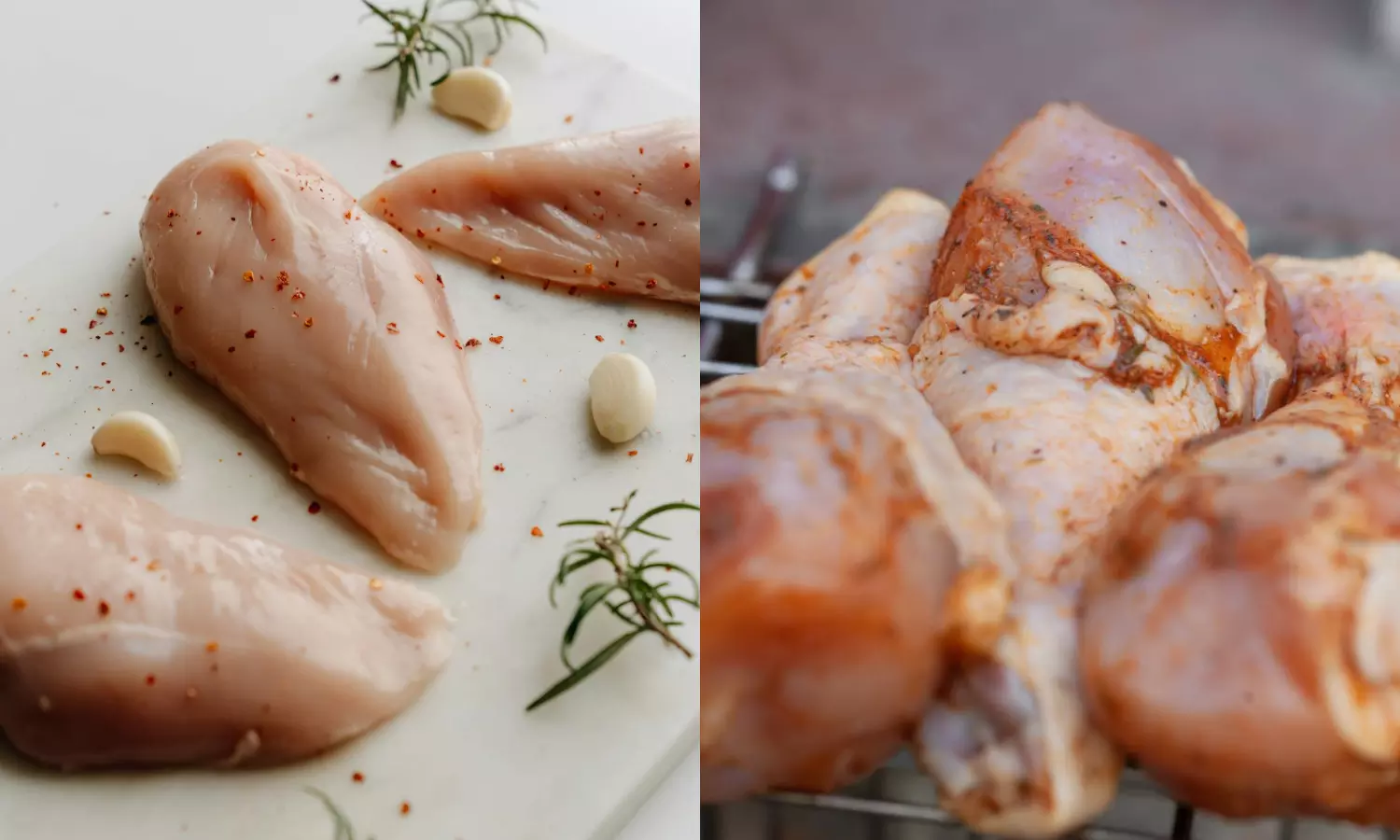 Chicken breast vs leg pieces..Which one is better for health