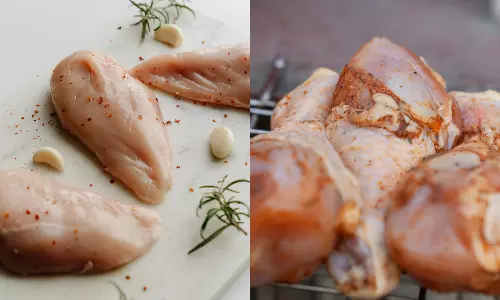 Chicken breast vs leg pieces..Which one is better for health Chicken breast vs leg pieces..Which one is better for health