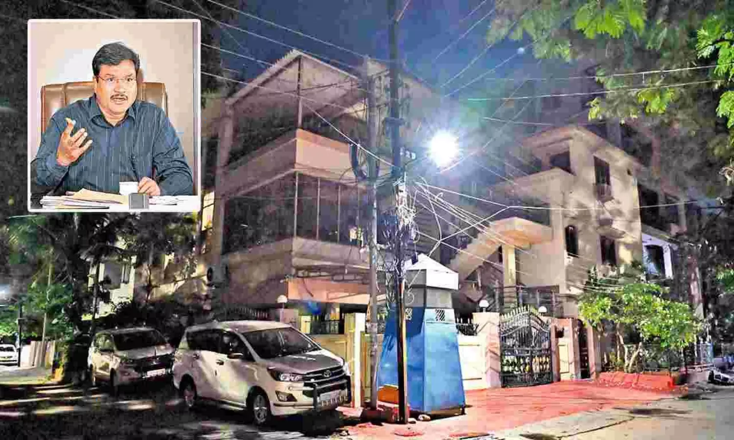 Telangana Govt Beefed up Security at HYDRA Commissioner AV Ranganath House