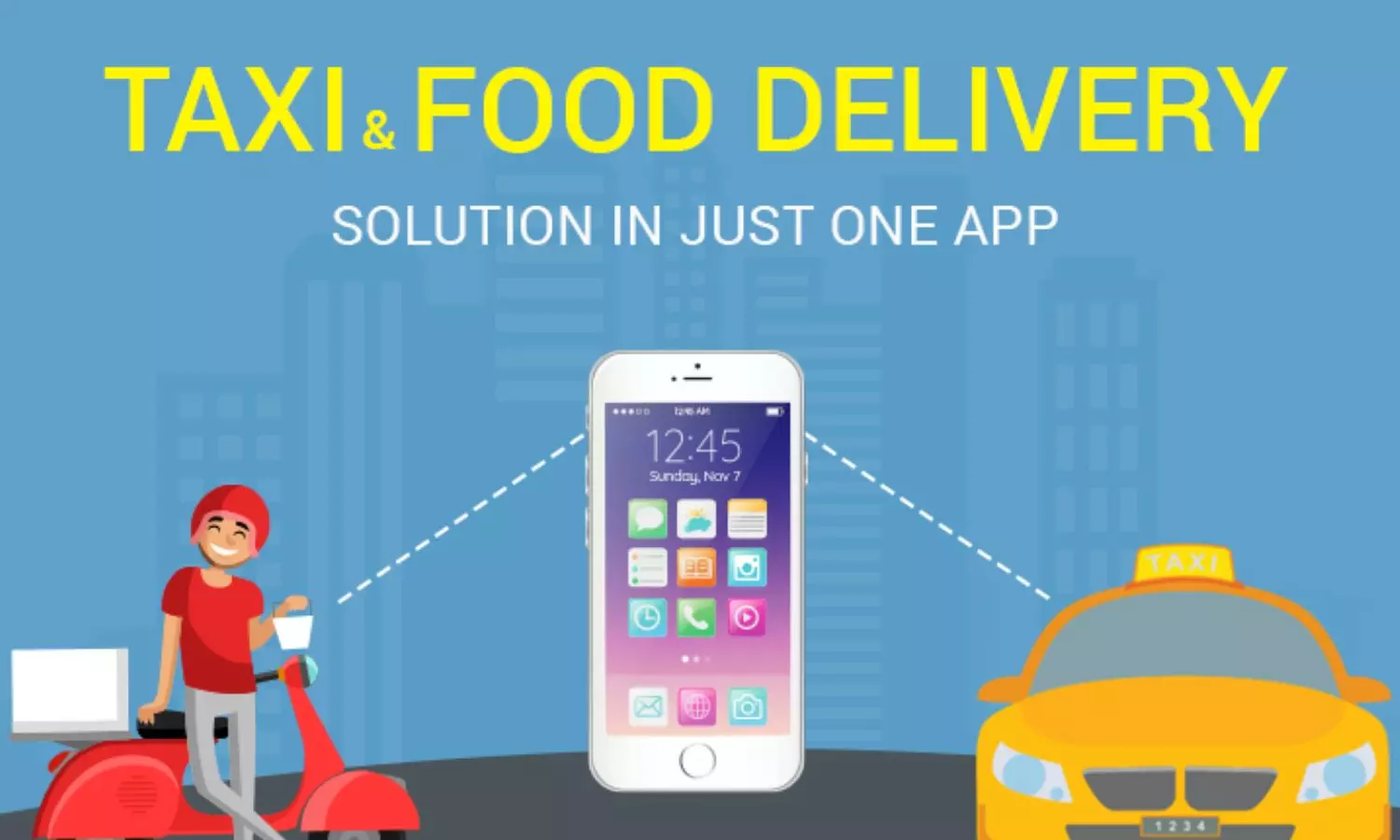 Cheapest Cab and Food Delivery App