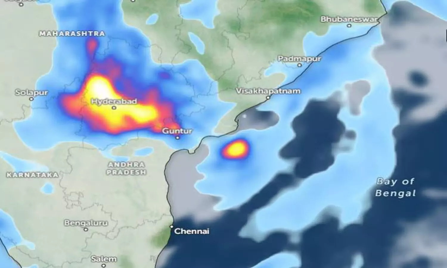 weather over the coast at Sarvasiddhi Rayavaram in Visakha Anakapalli is the latest update