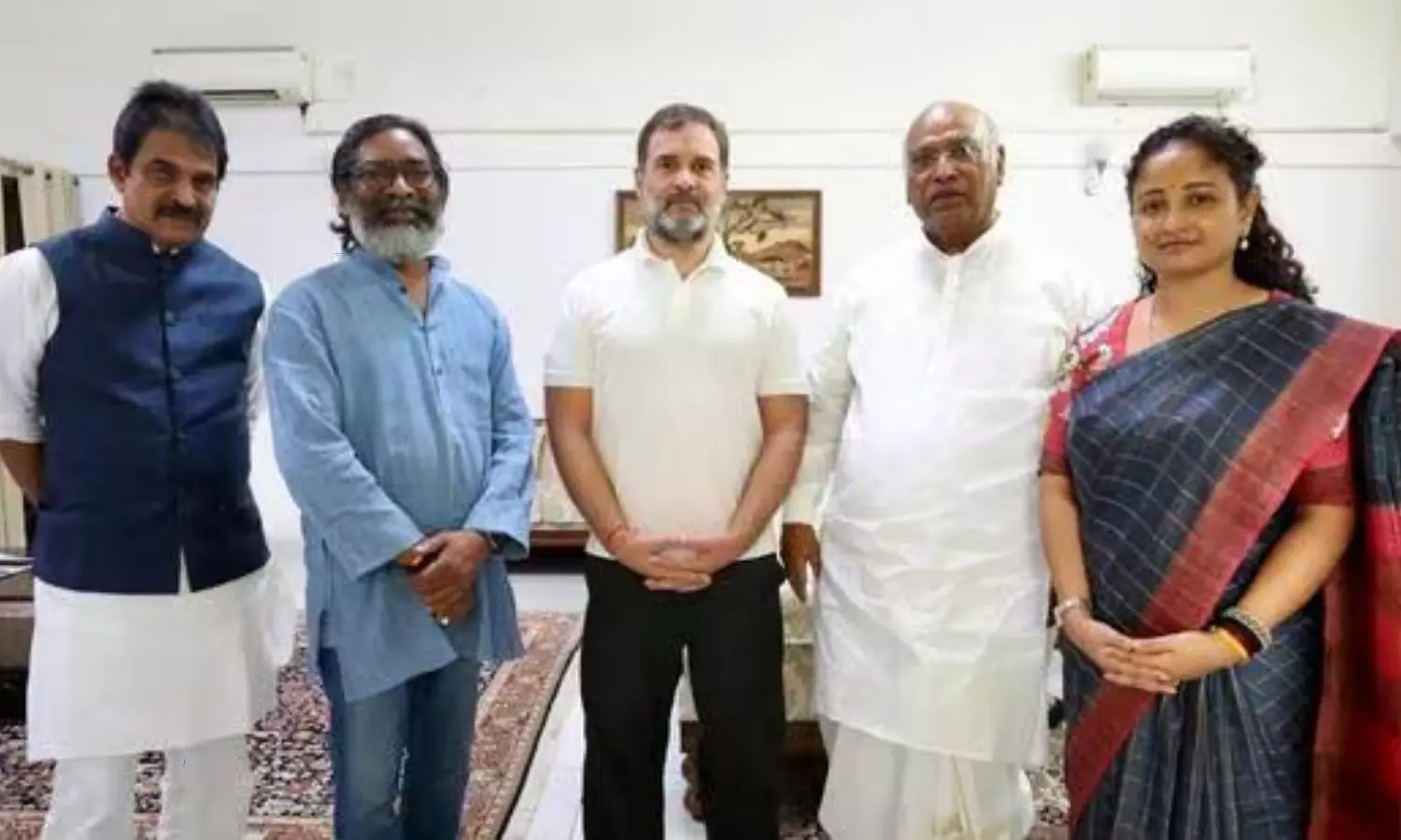 Hemant Soren met with top Congress leaders