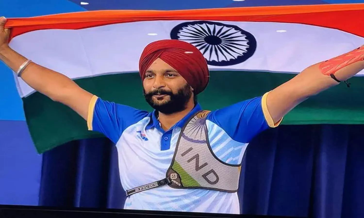 Harvinder who created history with a gold medal in archery at the Paralympics