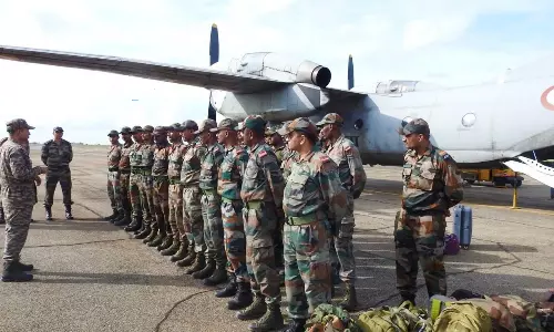 Indian Army has Swiftly Mobilised its Engineer Task Force to Vijayawada Indian Army has Swiftly Mobilised its Engineer Task Force to Vijayawada