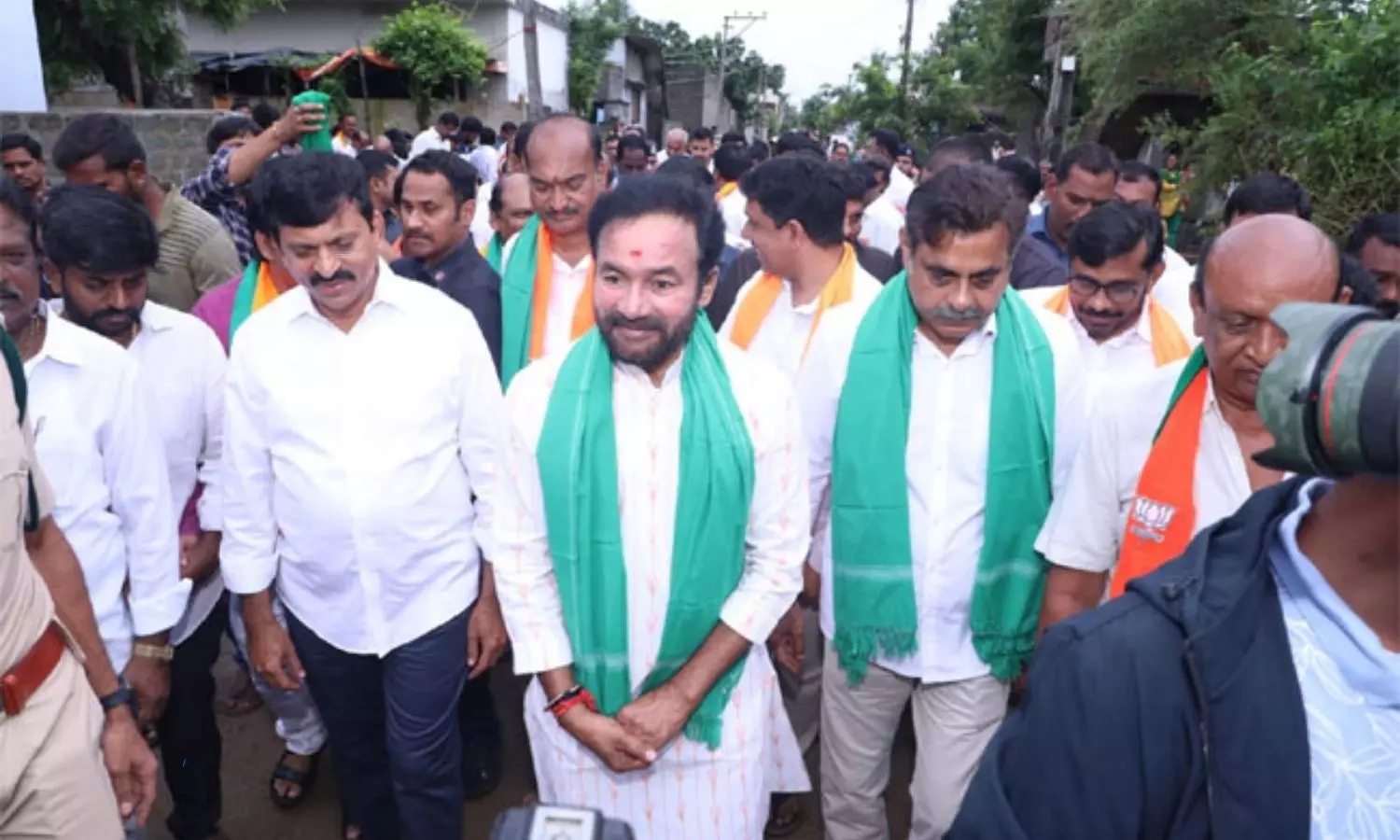 Kishan Reddy Visits Khammam Flood Areas