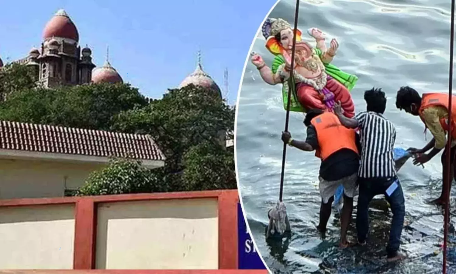 Petition Filed in Telangana High Court Over Ganesh Immersion in Hussain Sagar