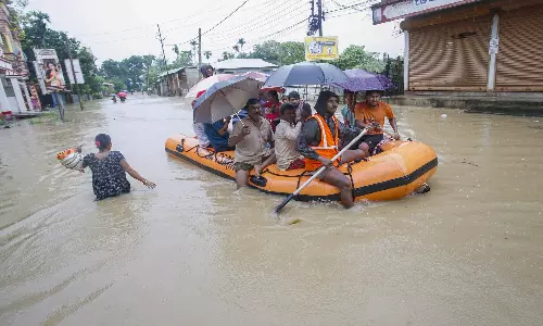 Telangana flood victims Rs. 17,500 has been decided by the government
