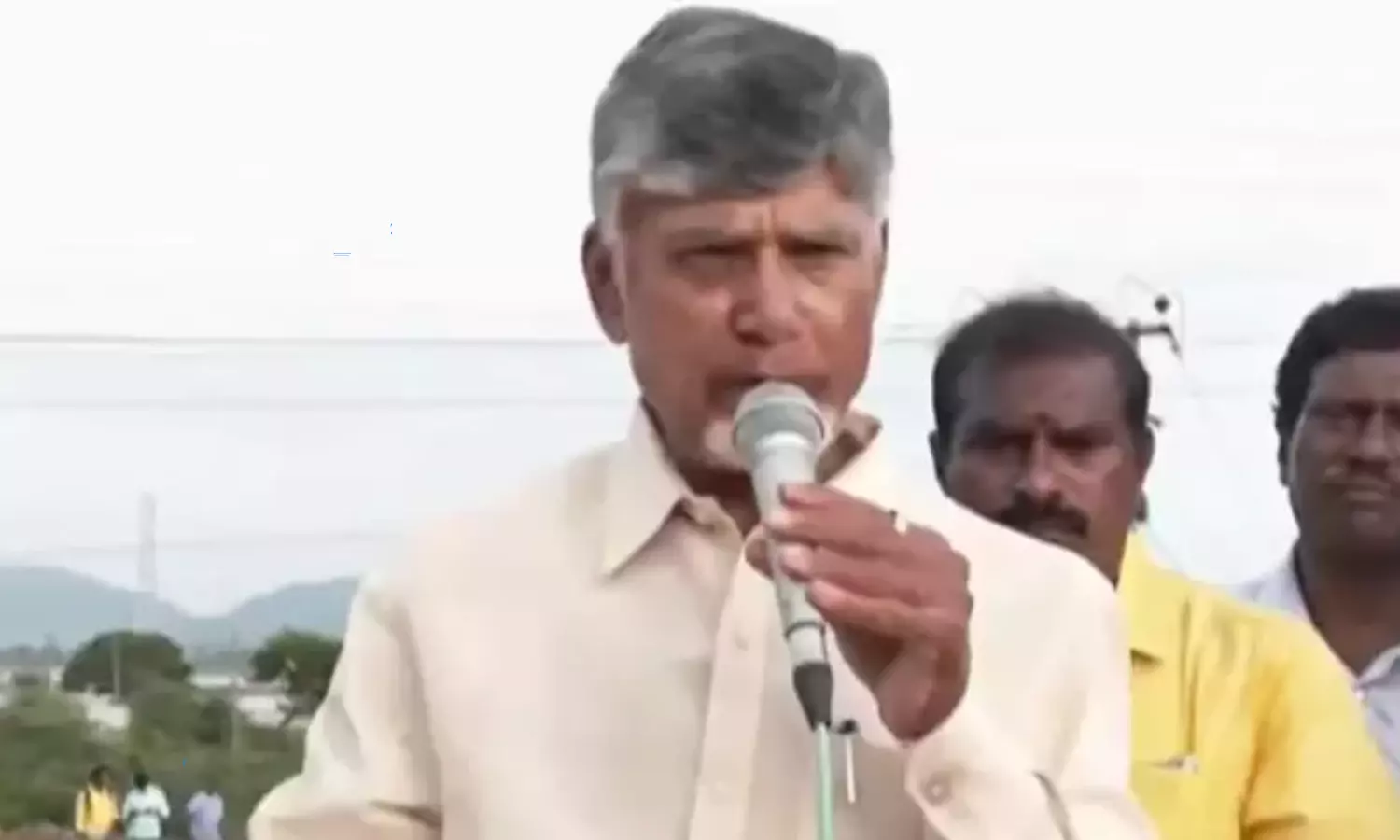 AP CM Chandrababu inspected Budameru Canal