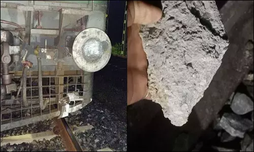 Cement Blocks Found on Railway Tracks in Rajasthan Ajmer Cement Blocks Found on Railway Tracks in Rajasthan Ajmer