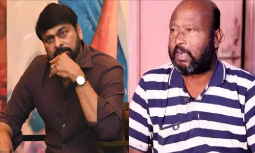Mega star chiranjeevi helps fish venkat