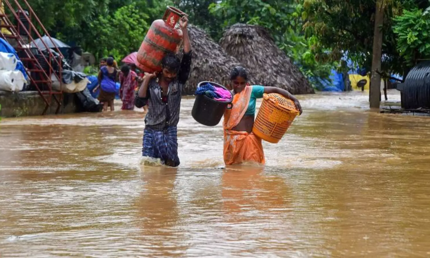 The government has focused on helping the flood victims in AP by giving Rs. 25 thousand  Planning to give