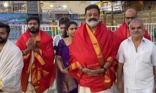 Union Minister Suresh Gopi visited Tirumala Temple